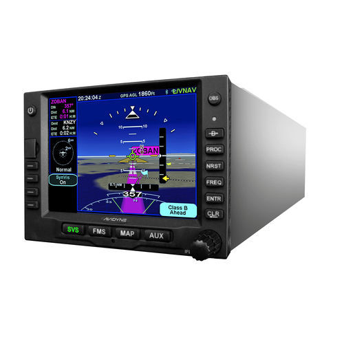 飞机飞行管理系统 - IFD545  - Avidyne - CDU / 带有GPS/NAV/COM / 触摸屏