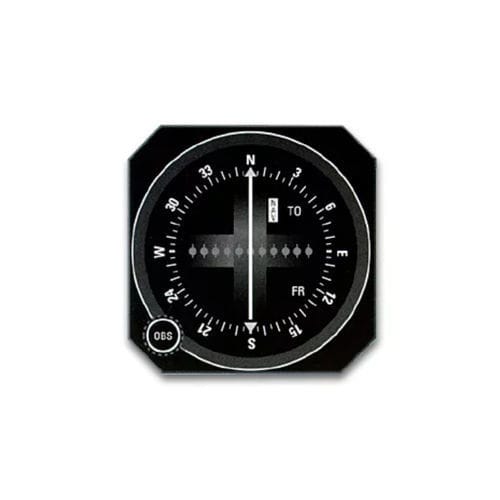 模拟甚高频全向信标 - KI 203 - Bendix/King by Honeywell - 飞机