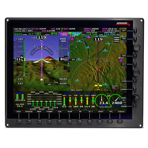 飞机EFIS - AF-6600  - DYNON AVIONICS, INC. - 液晶 / 触摸屏