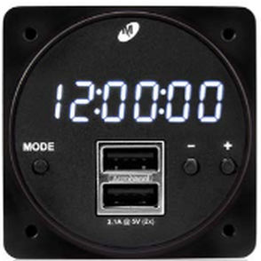 航空时钟 - MD93 Series - Mid-Continent Instruments & Avionics, Inc. - 数字 / 石英 / 带飞行计时器