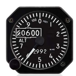 模拟高度表 - MD215 - Mid-Continent Instruments & Avionics, Inc. - 米或英尺 / 2英寸 / 飞机