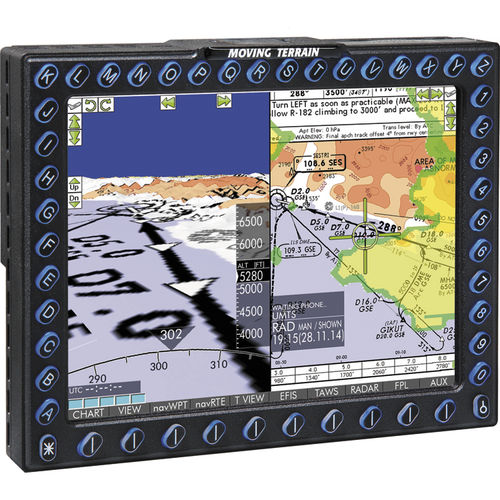 飞机MFD - MT-VisionAir X ETSO - Moving Terrain Air Navigation Systems AG - 1024 x 768 / TSO / GPS
