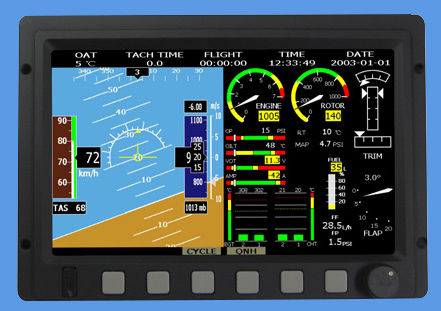 飞机EFIS - CF2000A - Suzhou Changfeng Instruments Co,. Ltd - TSO