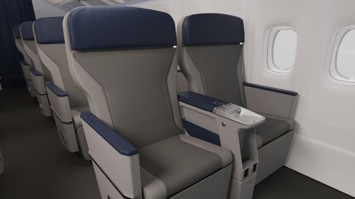 机舱座椅 - Synthesys EVO - Aviointeriors SpA - 商务舱 / 内置屏幕 / 头枕可调节