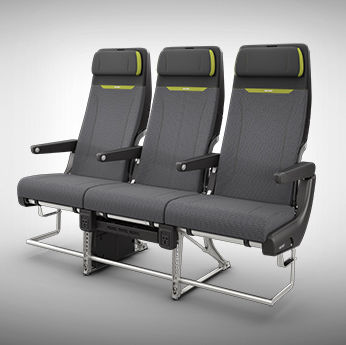 机舱座椅 - CL3710 - RECARO Aircraft Seating GmbH & Co. KG - 用于经济舱 / 带扶手 / 内置屏幕