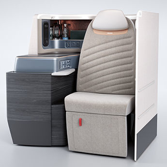 机舱座椅 - CL6720 - RECARO Aircraft Seating GmbH & Co. KG - 商务舱 / 带扶手 / 内置屏幕