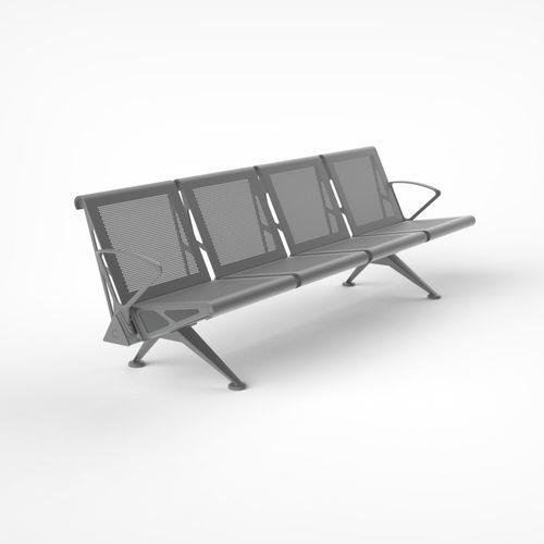 机场联排座椅 - TRAX  - OMK Design Ltd - 4人座 / 双 / 金属