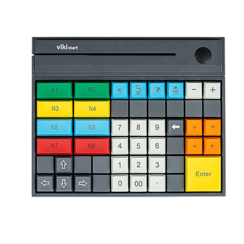 带读卡器键盘 - MSI 60 - PrehKeyTec GmbH - 带有磁卡读卡器 / 机场