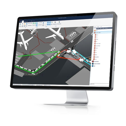模拟软件 - CAST Vehicle Ground Handling - Airport Simulation Software - ARC (Airport Research Center) - CAST - 规划 / 测试 / 分析