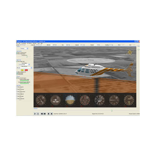 飞行分析软件 - Appareo Systems - 用于航空工程 / 3D