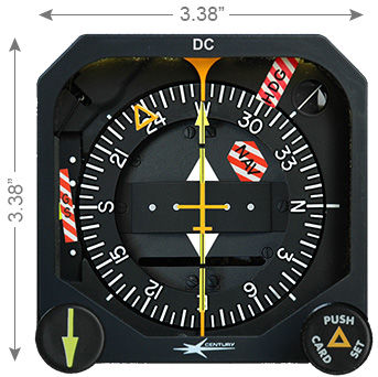 模拟航向仪 - Century Flight Systems lnc. - 飞机 / 带有电子陀螺仪