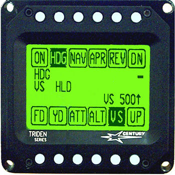 客机自动导航装置 - Triden   - Century Flight Systems lnc. - 两轴式 / 自动配平