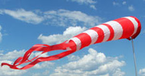 机场风向袋 - Wind sock - Aeros Ltd. - 带风杆