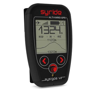 高度表-升降速度表-GPS / 自由飞行 - SYS'GPS V3 - Syride - 带有加速度计