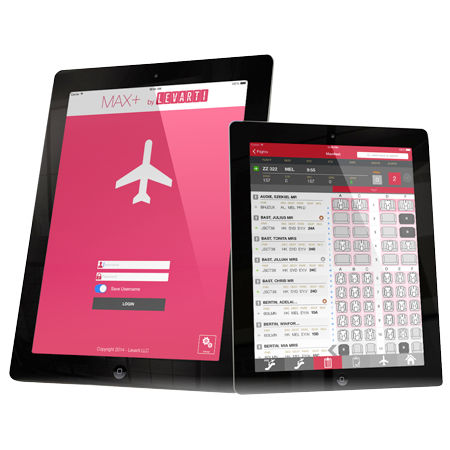 数据管理软件 - MAX Airport - Levarti - 用于航空工程 / 实时 / 用于iPad