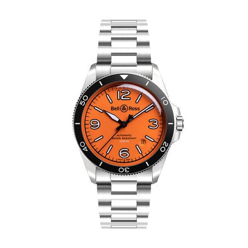 飞行员手表 - BR V2-92 ORANGE - BELL & ROSS - 秒表 / 自动上弦