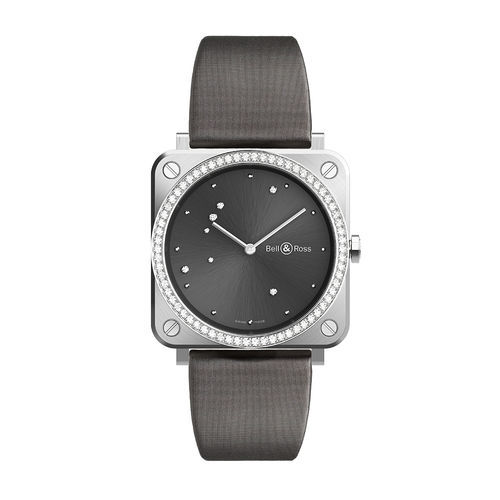 飞行员手表 - BR S GREY DIAMOND EAGLE DIAMONDS - BELL & ROSS - 自动上弦