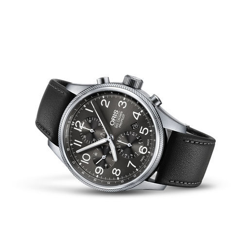 飞行员手表 - 01 774 7699 4063-07 5 22 19FC - Oris - 秒表 / 双时区 / 自动上弦