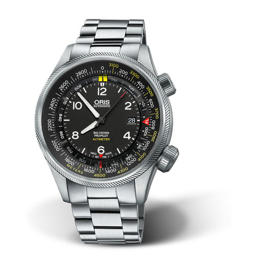 飞行员手表 - 01 733 7705 4164-Set 8 23 19 - Oris - 秒表 / 带有高度计 / 自动上弦