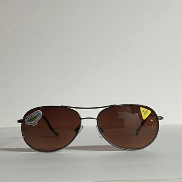 太阳眼镜 - PAPA 408GR - Hazebuster Optics - 用于飞行员 / 金属 / 微纤维