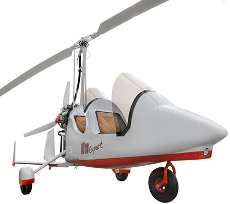 双人旋翼机 - M16 Trainer - MAGNI GYRO SRL - 四冲程发动机 / 串联 / 开放式驾驶舱