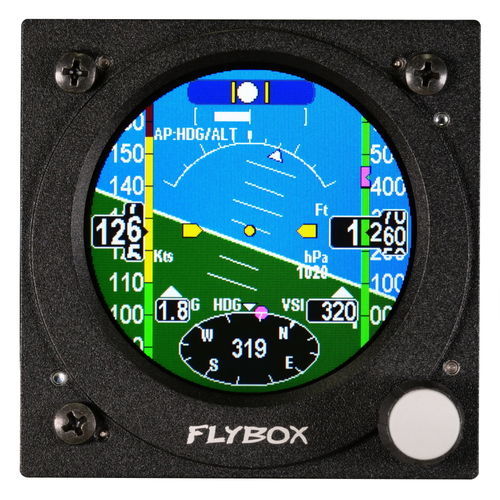 电子姿态仪 - OBLÒ2 - Flybox Avionics - 3英寸 / 发光