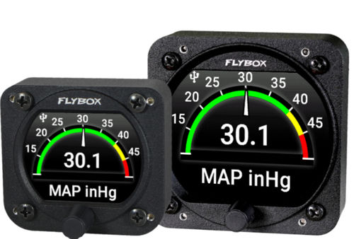 压力仪表 - Omnia MAP - Flybox Avionics - 模拟 / 数字 / 发动机
