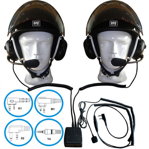 飞行员耳机 - UFQ THMS-2 - U Fly Quiet Headsets & Helmets - 超轻动力三角翼用 / 地勤 / 降噪