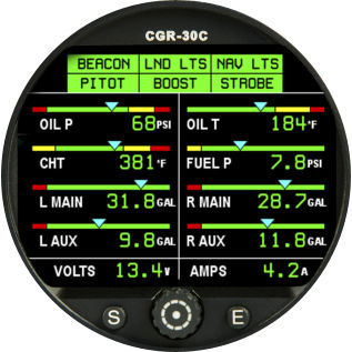 温度仪表 - CGR-30C - Electronics International - 压力 / 水平 / 数字