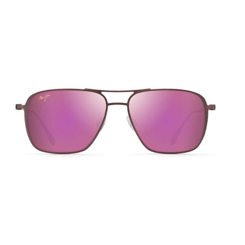 太阳眼镜 - BEACHES ASIAN FIT - Maui Jim Sunglasses - 用于飞行员 / 钛 / 硅胶