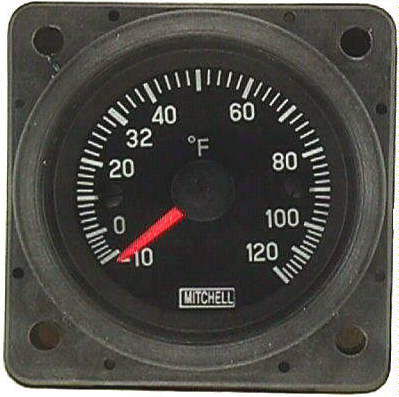 温度仪表 - D1-211-5122, D1-211-5123  - Mitchell Aircraft Products, Inc. - 模拟 / 发动机 / 飞机