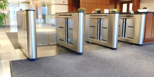 带读卡器自助登机门 - SentryLane™ series 3100  - Horton Automatics - 带生物特征读取器 / 带条形码读取器 / 机场