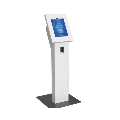 带条形码读取器登机办理终端 - HERA PEDESTAL - Parabit Systems - 带打印机 / 落地 / 自助服务
