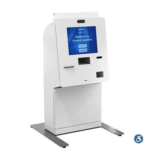 带条形码读取器登机办理终端 - TERMINUS PEDESTAL - Parabit Systems - 带打印机 / 带RFID读取器 / 带护照扫描仪
