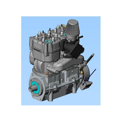 10-50ch活塞发动机 - 2625 01 - SOLO® VERTRIEBS- UND ENTWICKLUNGS GMBH - 10 - 50kg / ULM超轻型飞机 / 动力滑翔机用