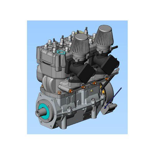 50-100ch活塞发动机 - 2625 02 - SOLO® VERTRIEBS- UND ENTWICKLUNGS GMBH - 10 - 50kg / ULM超轻型飞机 / 动力滑翔机用
