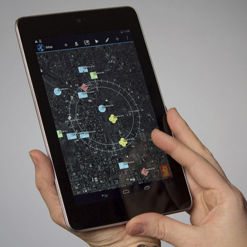 管理软件 - TerraLens Mobile™ - KONGSBERG GEOSPATIAL - 控制 / GPS / 用于航空工程
