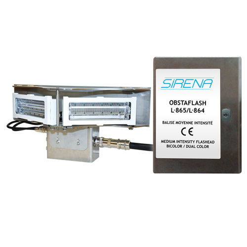 障碍灯 - KIT OBSTAFLASH 120° 110/240V - Sirena S.p.A. - 机场 / 飞机 / LED式