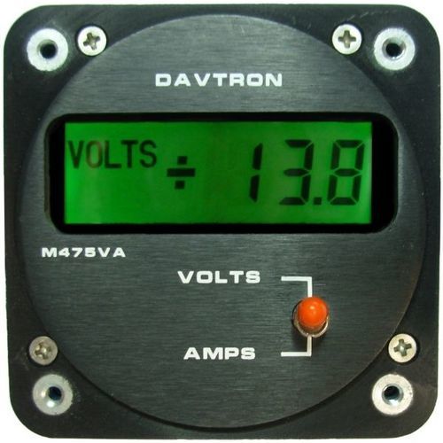嵌入式电压表 - M475VA series - Davtron, Inc. - 直流 / 飞机