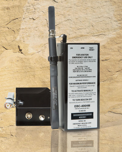 直升机应急定位发射机 - EBC 406HM - Emergency Beacon Corp. - 便携式 / 密封