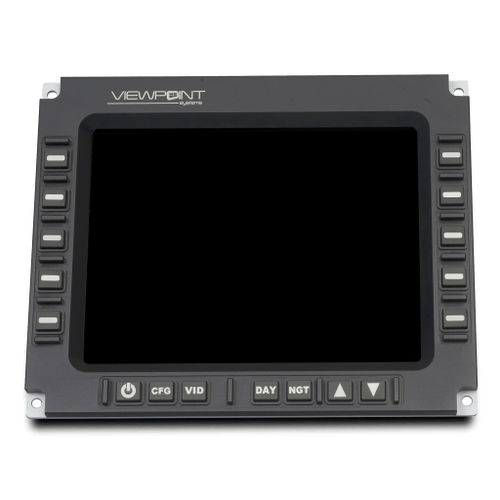 航空电子设备飞机客舱显示屏 - VPT-10-MIL - ViewPoint Systems - 1024 x 768 / LED显示屏