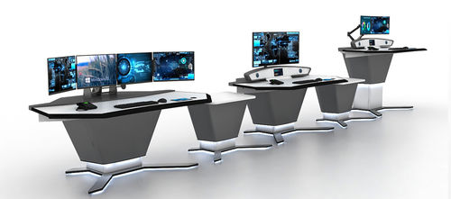 独立型空中交通管制台 - DYNAMIC 2020 - Pyrotech workspace - 直线型 / 无存储 / 塔台