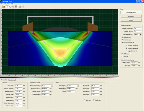 报告软件 - TecView™ TOFD - TecScan - 数据分析 / 数据采集 / 用于航空工程