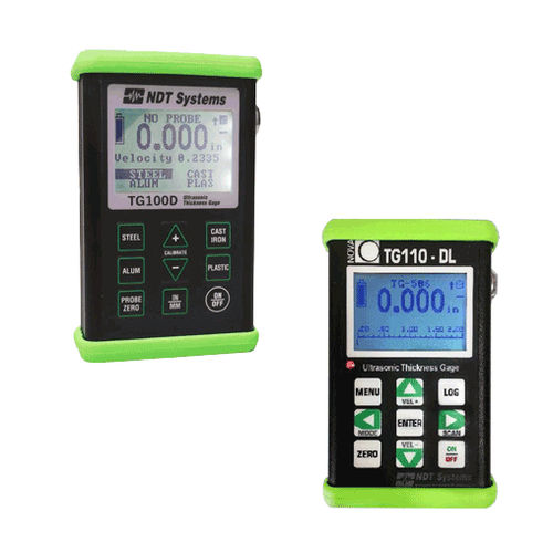 玻璃厚度测量仪 - 100 - NDT SYSTEMS - 数显 / 用于航空工程 / 用于 CND