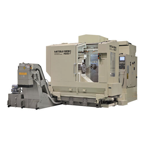 5轴加工中心 - HU63-T - MITSUI SEIKI KOGYO CO., LTD - 卧式 / 用于航空航天业 / 移动台式