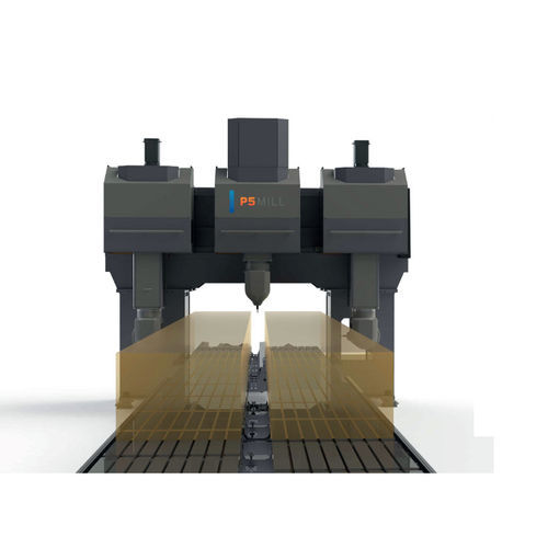 5轴加工中心 - P5MILL Dual  - BERTSCHE MACHINE TOOLS - 立式 / 用于航空工程 / CNC数控