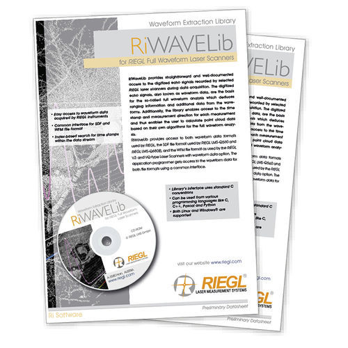 编程软件库 - RiWaveLIB - RIEGL LASER MEASUREMENT SYSTEMS GMBH - 测量 / 数据采集 / 计算