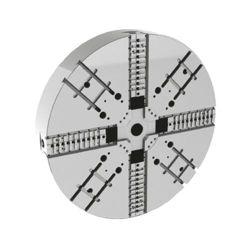 旋转式卡盘 - PTF series - SMW-AUTOBLOK - 用于航空工程