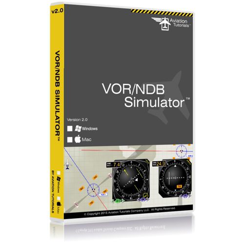 模拟软件 - VOR NDB Simulator™ 2.0 - AVIATION TUTORIALS COMPANY, LLC - 控制 / 导航 / 追踪