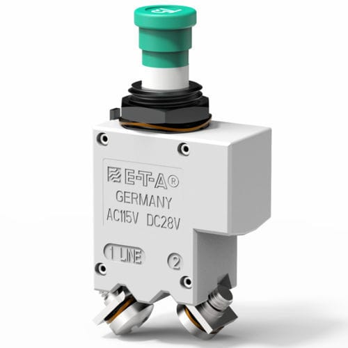 热量断路器 - 4120 series - E-T-A - 电流 / 手动 / 单极